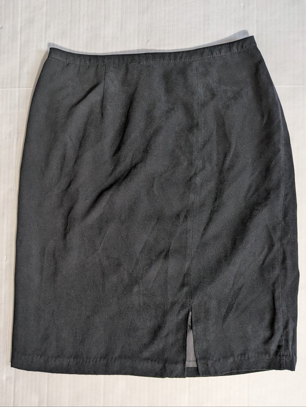 Sonoma Black Faux Suede Midi Skirt Size 10